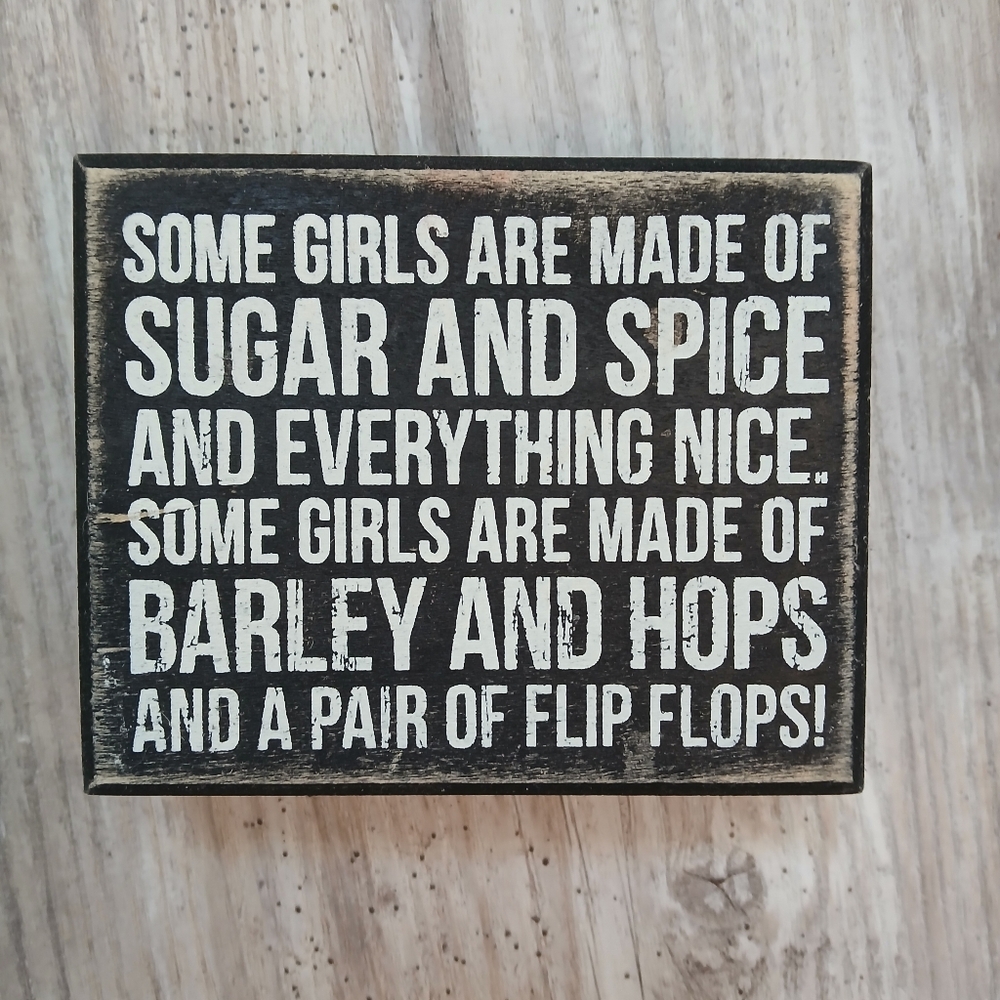 Primitives By Kathy Fun Quote Decorative Black & White Sign